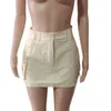 Skirts Streetwear Clothes Skirt For Women Mini Cargo High Waist Club Outfits Design Summer Pockets Black Khaki 2024