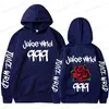 Herrtröjor tröjor juice wrld hoodies män kvinnor huva 2023 tröjor mode hip hop casual pullovers höst pojkar flickor svart streetwear hoodie t240126