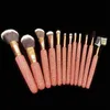 Makeup Brushes Rhinestone Makeup Brush Set Premium Synthetic Foundation Powder Concealers Eyeshadow Contour Makeup 12 Pcs Diamond Brush Set Q240126