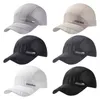 Cappellini da baseball Moda Cappello da baseball Protezione UV Berretto con visiera Rete traspirante Adulti Donna Uomo Primavera Estate Sport all'aria aperta Corsa Nero