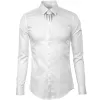 Luxury Brand Men Shirt Fashion Design Mens Slim Fit Long Sleeve Dress Shirts Casual Stylish Chemise Homme Camisa Hombre 3XL