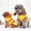 Abbigliamento per cani Giacca per cani di grossa taglia ape gialla per Bulldog francese Inverno 8XL Golden Reteriver Abbigliamento per animali di grandi dimensioni Costume di Halloween Fornitura di abbigliamento per gatti