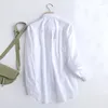 Women's Blouses England Style Office Lady Simple Fashion Poplin Solid White Blouse Women Blusas Mujer De Moda 2024 Shirt Tops