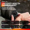 Smart Watches ZeBlaze Stratos 3 Sport Smartwatch AMOLED Display Fitness Watch inbyggd GPS Bluetooth-kompatibla telefonsamtal Hjärtfrekvensmonitor YQ240125