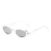 Lunettes de soleil rétro petit ovale Vintage PC cadre lunettes de soleil mode gelée couleur UV400 Protection nuances lunettes pour femmes dame