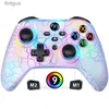 Game Controllers Joysticks Dinofire Wireless Bluetooth RGB Controller For Switch Computer Game Gamepad Wireless Joystick YQ240126