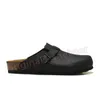 Burkin Stocks Bostons Clogs Designer Mens Dam Slippers Fur Slides Platform Winter Sandals Casual Beach Shoes Clog Sliders