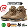 Jumpman 6 6s Toro Bravo Basketbalschoenen Heren Sneakers Bruin Kelp Geel Oker Reverse Oreo Aqua Bordeaux UNC Georgetown Cool Grijs Zwart Cat Olive Sport Trainers