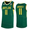 College Baylor Bears 4 Walter Basketball Jersey Vrouw Jeugd Man 2 Jayden Nunn 10 RayJ Dennis 13 Langston Love 21 Yves Missi 11 Jalen Bridges University Ademend