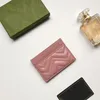 Korthållare Designer Caviar Woman Mini Wallet Designer Pure Colors äkta läder Pebble Texture Luxury Svarta plånböcker med lådor