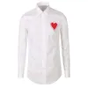 Camicie da donna Designer Blostra Fashion Letter Love Grovidery Shirt Graphic Slim Bass Maniche a maniche lunghe