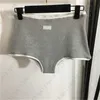 Costume da bagno firmato Costumi da bagno da donna Intimo sportivo Set da due pezzi Canotta classica elasticizzata con boxer Abbigliamento estivo da donna