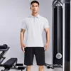 Polos pour hommes Hommes Camisetas T-shirt respirant à séchage rapide Fitness Chemise à manches courtes Sweat-shirt Gym Summer Hommes Vêtements Casual T-shirt