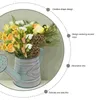 Vases décoration de mariage en vase décoratif grand et grand plancher planter ovale jardinière ellipse vintage iron artificiel