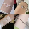 Link Bracelets Y2K Zircon Ins For Women Korean Fashion Sweet Girls Love Moonlight Colorful Bead Bracelet Bangle Party Jewelry Gifts