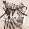 Make-up kwasten Natuurlijk haar Professionele make-up kwastenset Cosmetisch gereedschap Penselenset voor make-up Synthetische foundationset Concealer Q240126