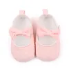 First Walkers Infant Baby Girls Bowknot Shoes Soft Sole Non-Slip Sweet Crib Princess Born Bow Decor Walking Moccasins
