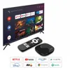 Smart TV Box V96 Android 10.0 Allwinner H313 Quad Core med WiFi 2.4/5G GHz 2+16G Google Voice Remote Media Player Factory Wholesales