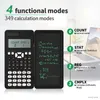 Kalkylatorer Scientific Calculator med Writing Tablet 991ms 349 Funktioner Engineering Financial Calculator för skolstudenter Kontor 2022