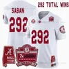 292 Nick Saban Custom Alabama Crimson Tide Vapor Limited Retirement Jersey All Ed