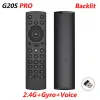 G20S Pro Stimme Hintergrundbeleuchtung Smart Air Maus Wireless Gyroskop IR Lernen Google Assistant Fernbedienung Für TX6 X96 H96 Android TV BOX ZZ