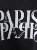 Paris Graphic Sweatshirts Femmes Hiver Printemps Vêtements 2024 Coton Vintage Lavé Mode Pulls Tops Lâche Designer Femmes Sweats À Capuche Streetwear