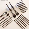 Makeup Brushes OVW 15/22 pcs Set Kit Makeup Brushes Soft Natural Goat Hair Cosmetic Beauty Brush Tools Q240126