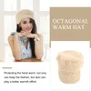 Berets Sherpa Fleece Octagonal Hat Woman Negras Para Hombres Visor Cap Cashmere All-Match