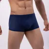 Sous-vêtements hommes plats minces sous-vêtements respirants pantalons de sport à la mode boxeurs décontractés avec ajustement serré slips hommes sexy