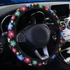 Steering Wheel Covers Car Cover Beetle Printed Cloth Without Inner Universal Styling Interior Accessories