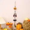 Autres fournitures d'événements Scène Habillage Halloween Citrouille en bois Ghost Perles Chaîne Pendentifs Jour de la maison morte Fête suspendue Ornements F007