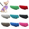 Vestuário de cachorro macio velo roupas para animais de estimação para cães pequenos inverno quente jaqueta de cachorro filhote de cachorro colete de gato com anel d casaco de buldogue francês yorkie chihuahua