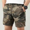 Herenshorts 2023 Nieuwe camouflage-casual shorts voor heren, losse cargoshorts met 5 zakken voor de zomer, jeansshorts, basketbalshorts J240124