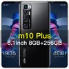 Commerce électronique transfrontalier produit de vente chaude en gros M10plus Smartphone Android 6.1 pouces 5G grand écran téléphone portable