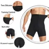 Pantaloncini contenitivi per la pancia da uomo Body Shaper Compressione Vita alta Allenatore Pancia Controllo della pancia Dimagrante Shapewear Boxer Intimo Fajas 240126