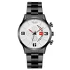 Ny mode Big Digital Calender Men's Watch Quartz Steel Band Watch