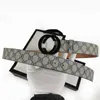 Cinturón de diseñador para hombres Cinturones de diseñador para mujeres de lujo Cuero negro Mujer de negocios Clásico Hebilla dorada grande Ancho de cuero de vaca 2.0 cm3.0 cm 3.4 cm3.8 cm con caja de regalo cinturón para hombres