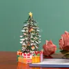 10 Pack 3D Chrsitmas Tree Pop Up Card Gift för år Xmas gratulationskort 240118
