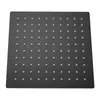 Bathroom Shower Heads Black 8/10/12 inch Rainfall Head Stainless Steel Square Rain Pressurized Big YQ240126