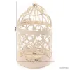 2PCS Candle Holders Metal Tealight Candle Holder Hanging Lanterns Hollow Birdcage Candlestick Iron Art Home Wedding Decor Romantic Candlelight Gifts