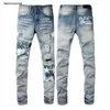 Erkekler Kot Designer Jeans Erkek Yırtık Denim Marka Pantolon Sıkıntılı Moda Yıldız Logosu Denimler Slacks Fermuper Düğme Kapatma 26 Ocak