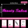 Led Neon Sign Beauty Salon Led Neon Lights Sign For Wall Room Decor Salon Studio Bedroom Decation Hanging Business Neon LED Signs Night Lamp YQ240126