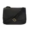 The Row Women's Bag Small and Popular Cowhide Flip Top One Shoulder Crossbody Handheld Mail Bag