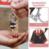Porte-clés saison de remise des diplômes, porte-clés cadeau, ornement suspendu, cadeaux de fête pour diplômés