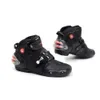 Motorcycle Racing Shoes with Gear Shifter Guard Non-slip Race Sole Motocross Mid Boots Eplaceable Toe Sliders Motorcyclist Boot