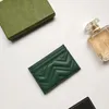 Korthållare Designer Caviar Woman Mini Wallet Designer Pure Colors äkta läder Pebble Texture Luxury Svarta plånböcker med lådor