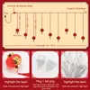 LED Red Lantern With 19 Light Chinese Year Decoration 2024 Spring Festival Holiday String For Wedding Party Home Decor 240119