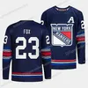 New York „Rangers“ 23 Adam Fox 2023-24 Alternate Navy Third Jersey 10 Artemi Panarin 32 Jonathan Quick 22 Jonny Brodzinski 12 Nick Bonino 71 Tyler Pitlick 50 Will Cuylle