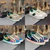 Stripe Printing Middle Help Luxury Designers Shoes Men Sneaker Platform 슬라이드 트레이너 디자이너 신발 고민 캐주얼 스포츠 23Tueb