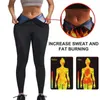 Women's Shapers Sweat Sauna Pants Body Weight Loss Slimming Waist Trainer Shapewear Tummy Leggings Fitness Workout